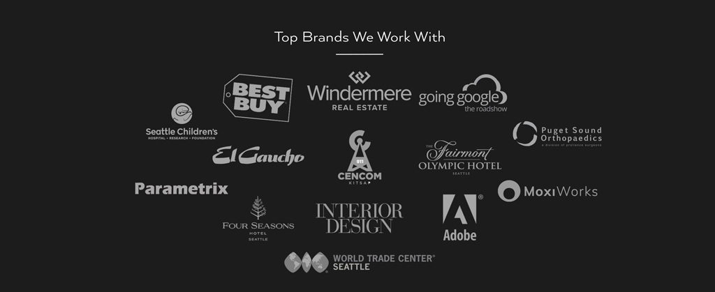 Some of the top brand we work with.